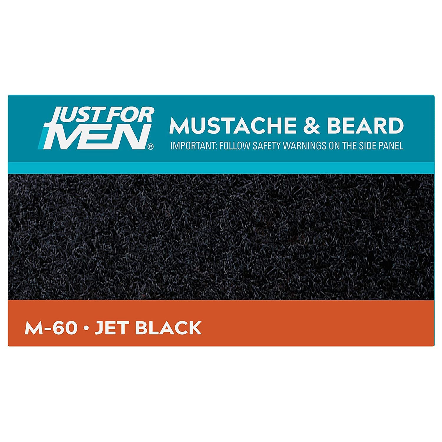 Just For Men Color Gel Mustache, Beard & Sideburns 115 Jet Black 1 Each (Pack Of 4)
