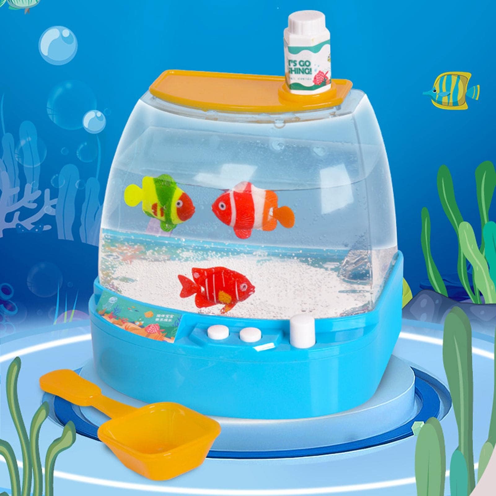 Amazon.co.jp: ペット電気喜び水族館水槽おもちゃ電子水槽 のための