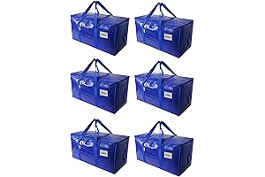 6 Pack Extra Large Heavy-Duty Moving Bags