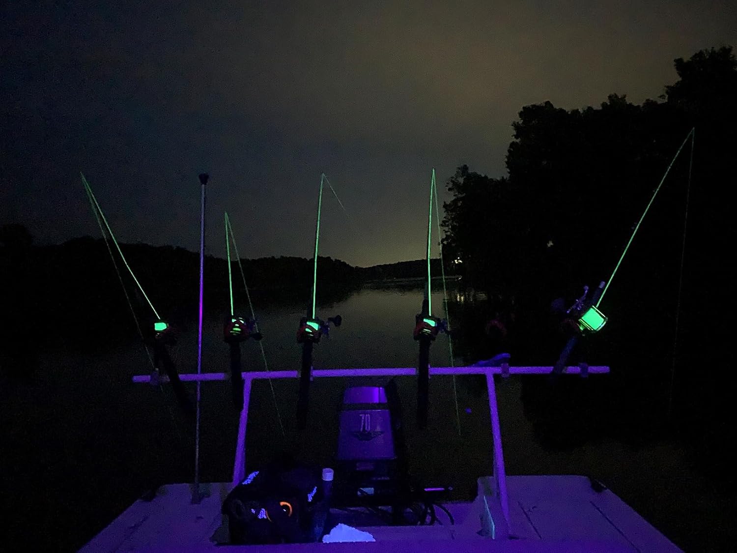 Night Chaser LED Fishing Black Light for Boats UV 12v