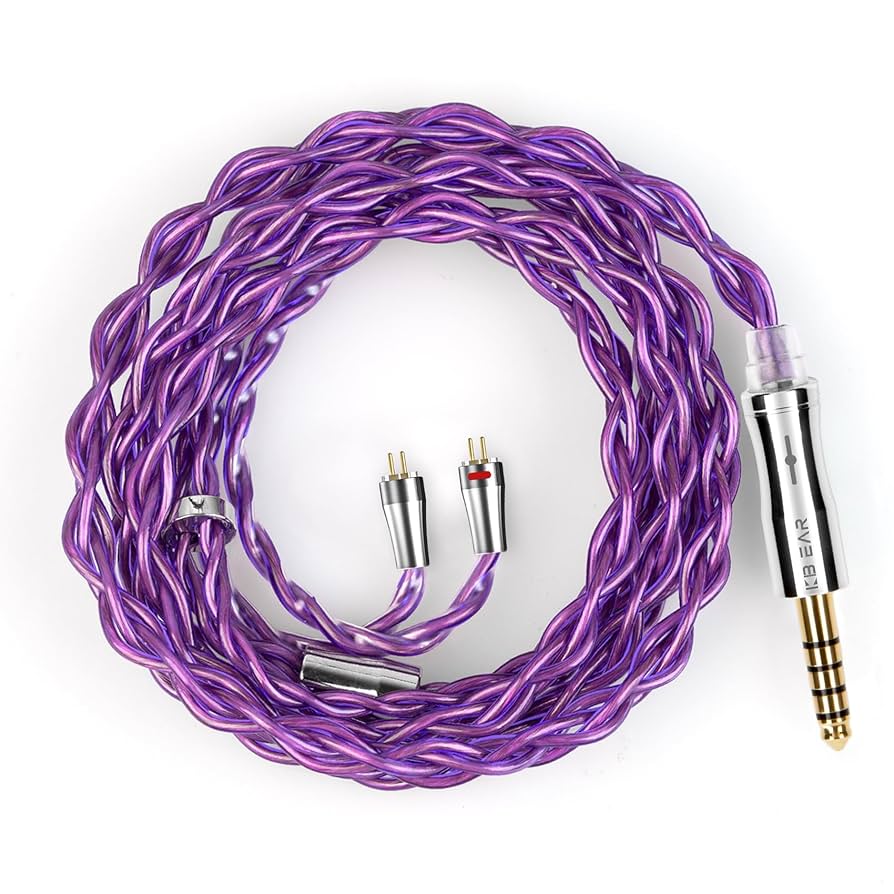 Amazon | 【KBEAR 4989】2pin 4.4mmリケーブル 4芯6N単結晶銅