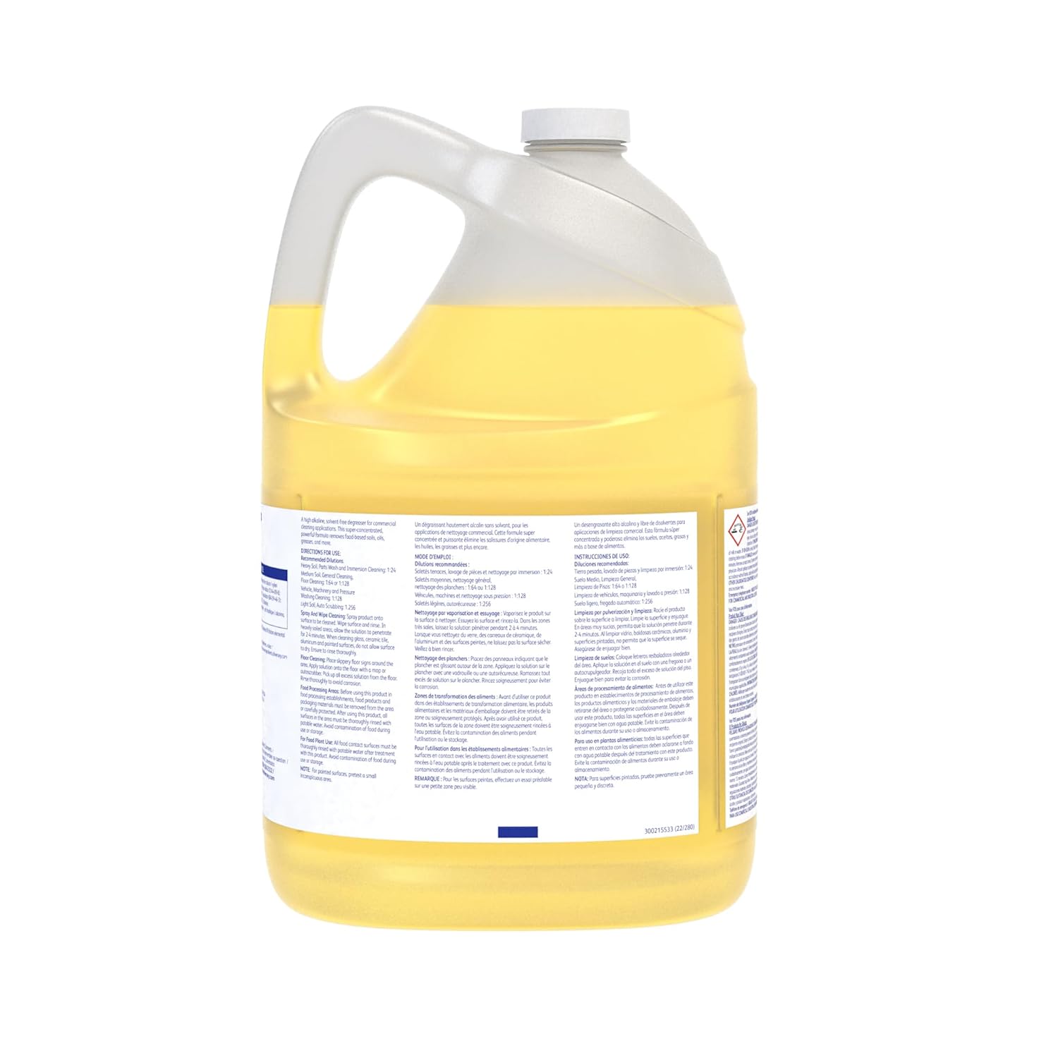 Diversey 101107412 Suma Break-Up Plus D3.7 Degreaser, Alkaline Solvent Free Commercial Cleaning Liquid Concentrate, 1-Gallon