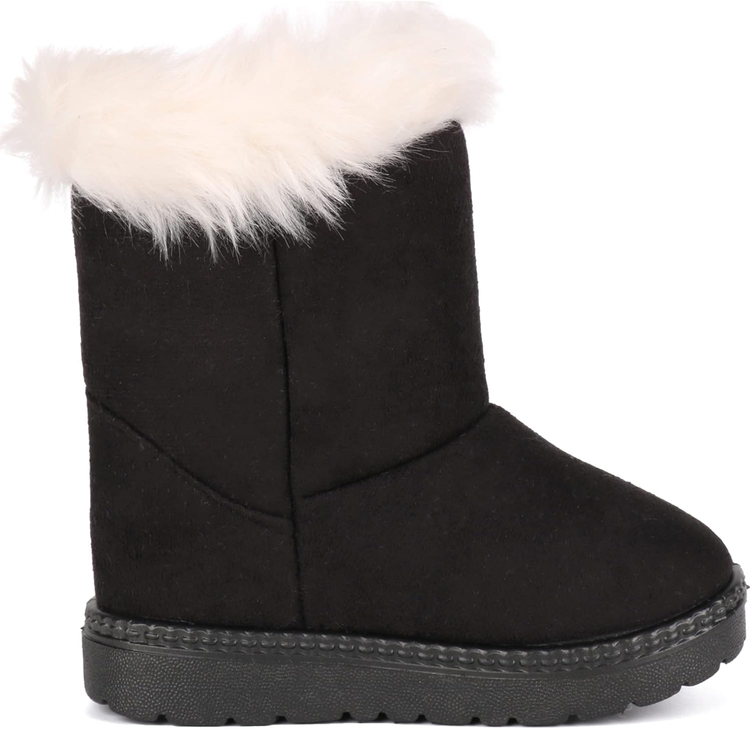 Femizee Girls Boys Warm Winter Boots Kids Outdoor Snow Boots(Toddler/Little Kid) - Image 4