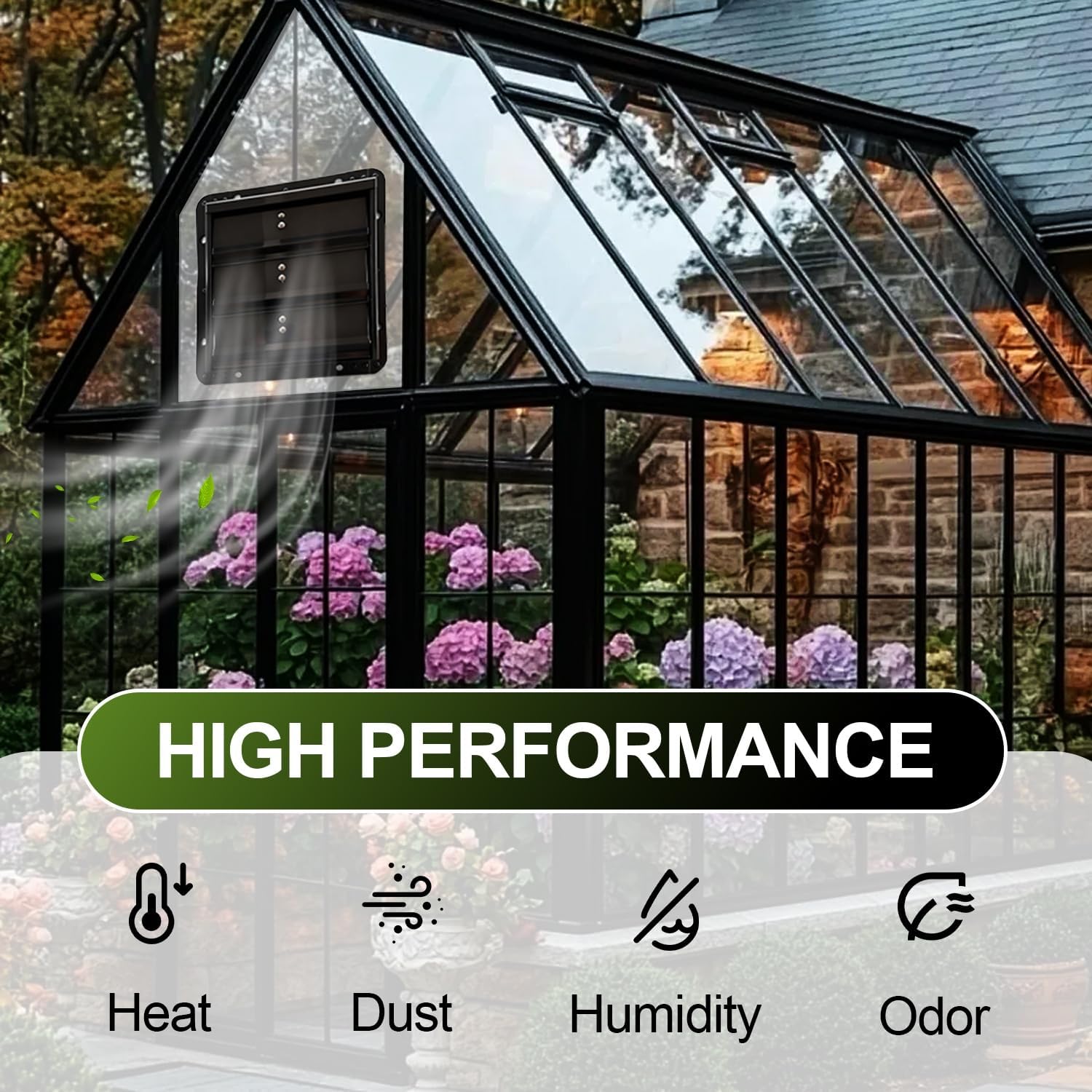16 Inch Aluminum Automatic Shutter Louver Vent (No Fan Blades and Motor) for Home Attics, Workshops, Barn, Greenhouse
