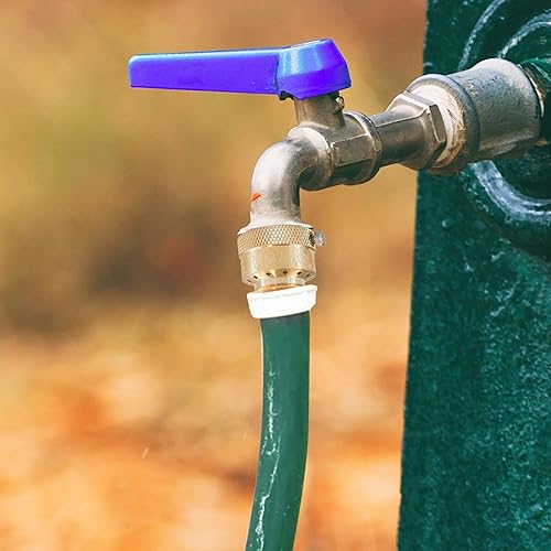 Miniatura 7 de Xiny Tool Paquete de 2 interruptores de vacío para grifo, manguera de latón macizo de 3/4 pulgadas, preventor de reflujo para espita de jardín RV