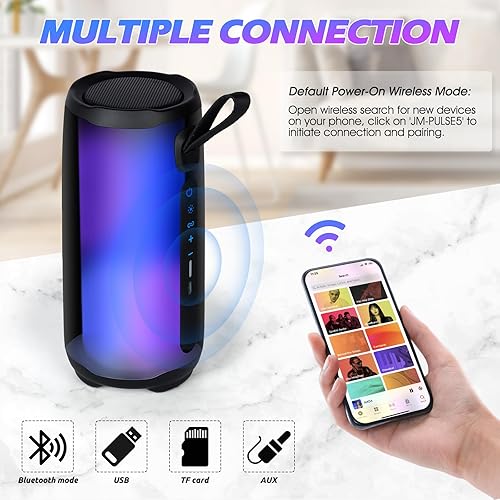 Miniatura 2 de Máquina de karaoke para niños, altavoz de karaoke portátil con 2 micrófonos para exterioresinteriores.