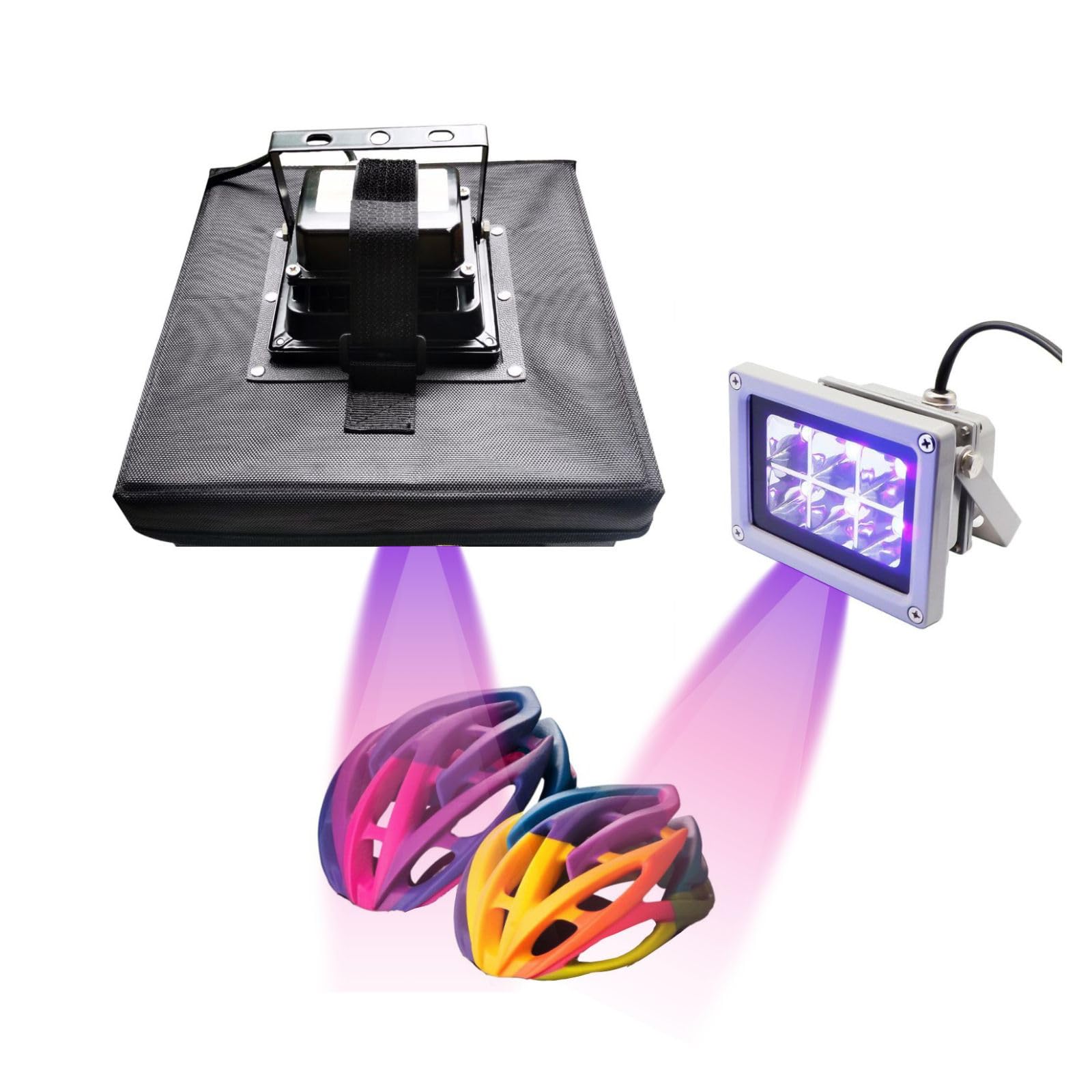 Lampada UV per polimerizzazione in resina, 405 nm per stampanti 3D SLA DLP, lampada UV a polimerizzazione rapida, equivalente a 60 W