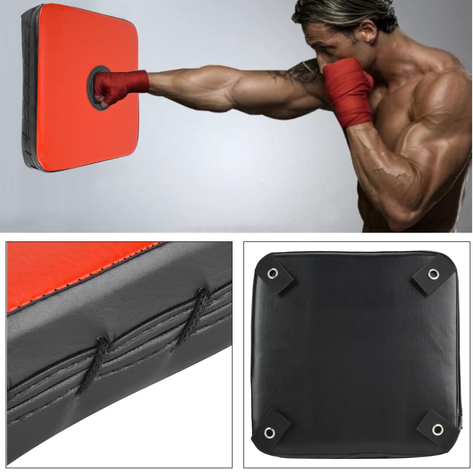 Punching pad da parete, kick pad da parete in PU Punching pad da parete Focus Target per Sanda Taekowndo Allenamento della forza Boxe