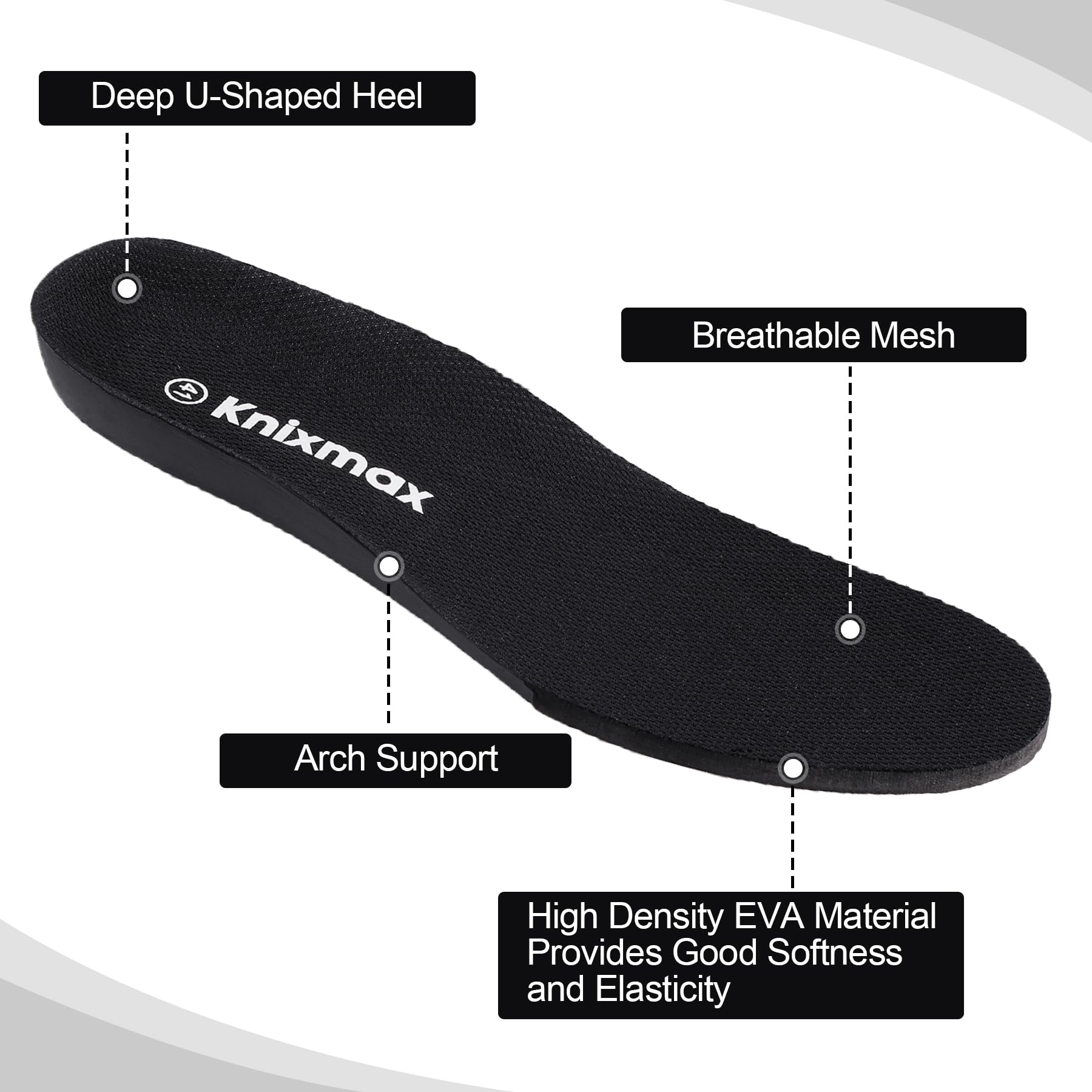 Insoles For Hey Dude Replacement Men Women Memory Foam