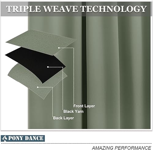 Miniatura 6 de PONY DANCE Cenefa de ventana verde salvia, cenefa de ventana para cocina, cortina con ojales para decoración del hogar, cenefa ajustable de globo,