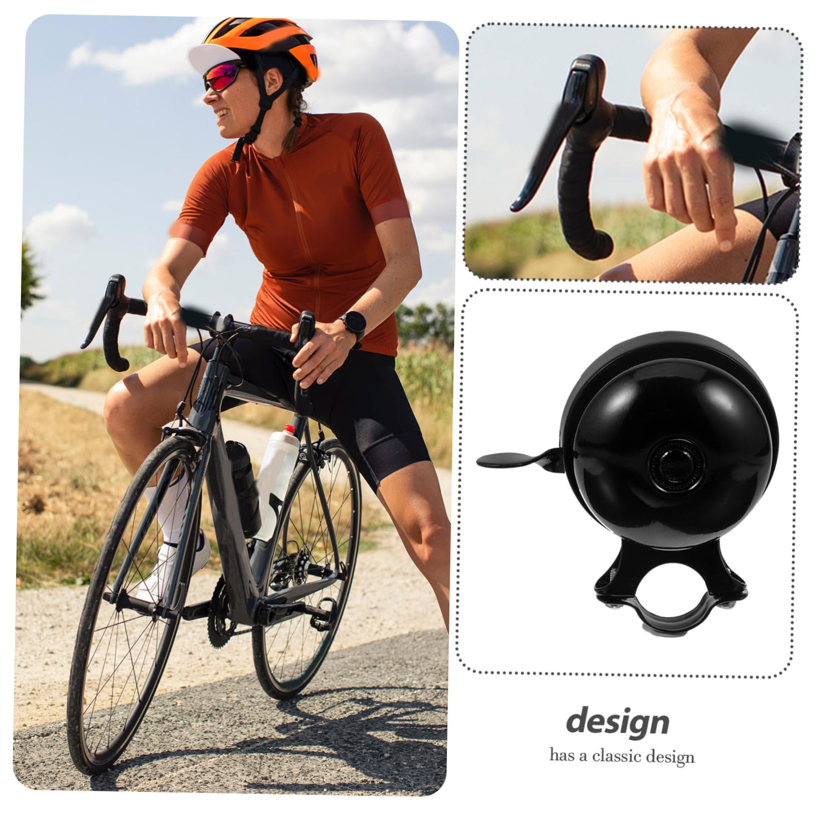 ibasenice Timbre De Bicicleta Retro Timbres De Bicicleta para Adultos Timbre De Bicicleta De Carretera para Adultos Timbres De Bicicleta De Montaña Timbre De Bicicleta De Montaña