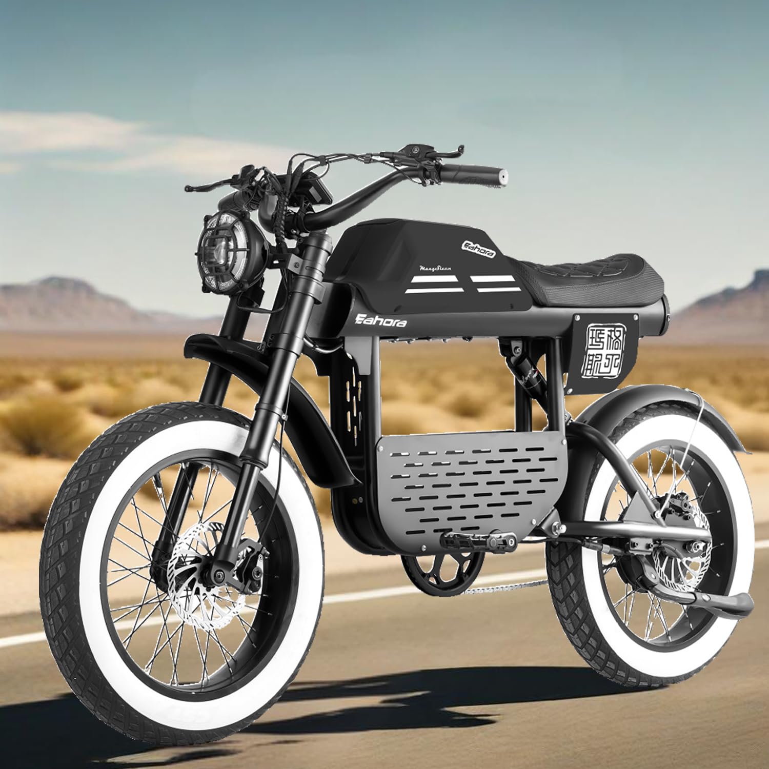 eAhora 2000W Electric Bike - Adults 36MPH Ebike 48V 30Ah Long Range Electric Dirt Bike, 20