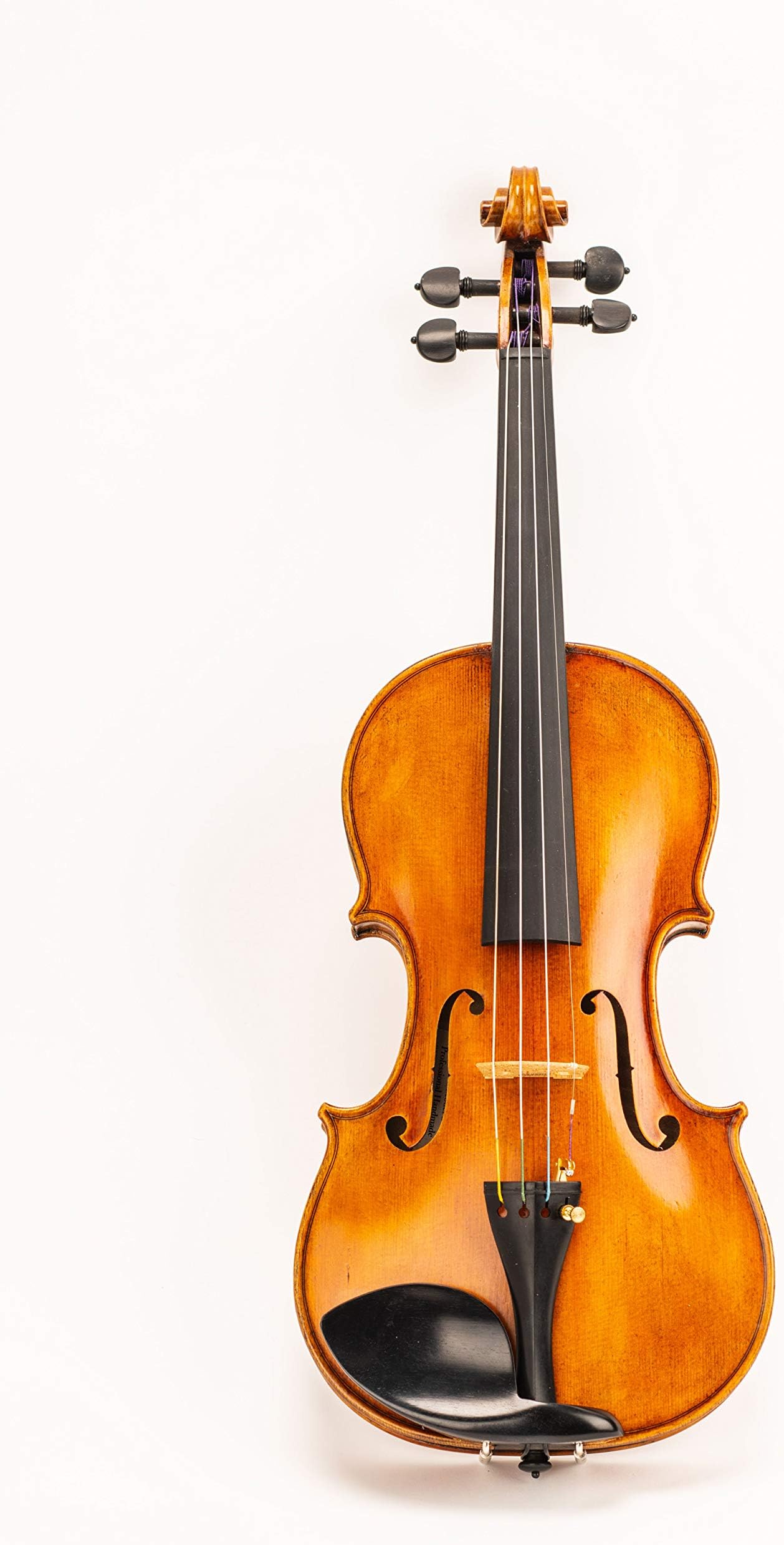 D Z Strad Violin Model 700 Light Antique Finish with Dominant Strings, Bam Case