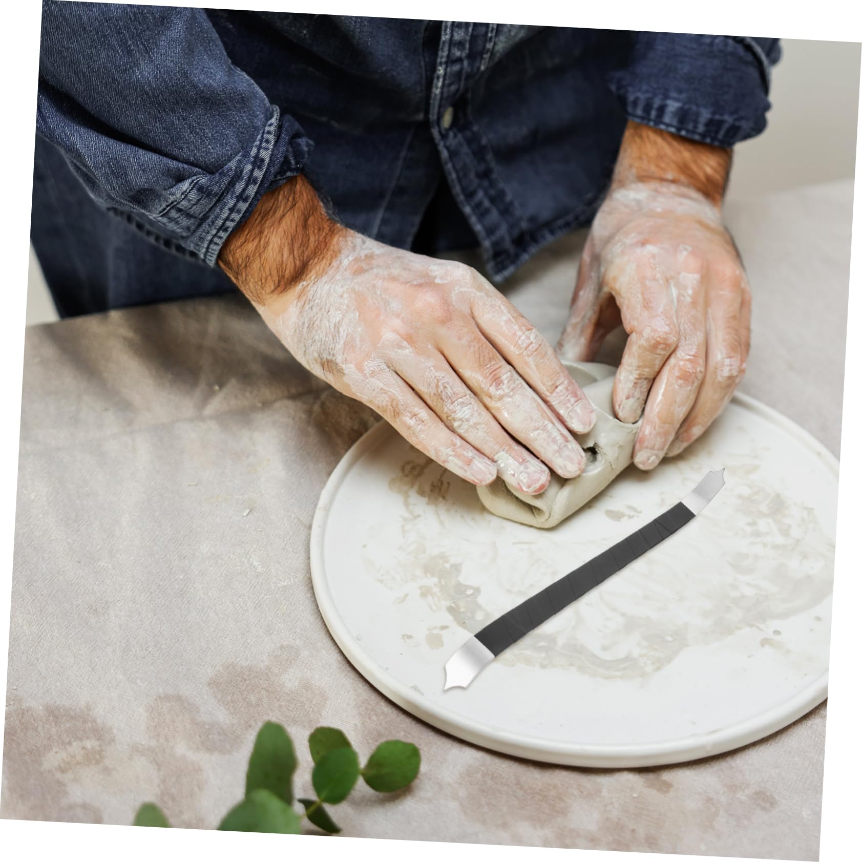 Artibetter 5pezzi Strumento per Modellare Argilla Utensile di Sculpting per Argilla Polimerica Cutter per Intaglio e Dettagli Manico Ergonomico e Facile da Pulire per Progetti Creativi Fai Te