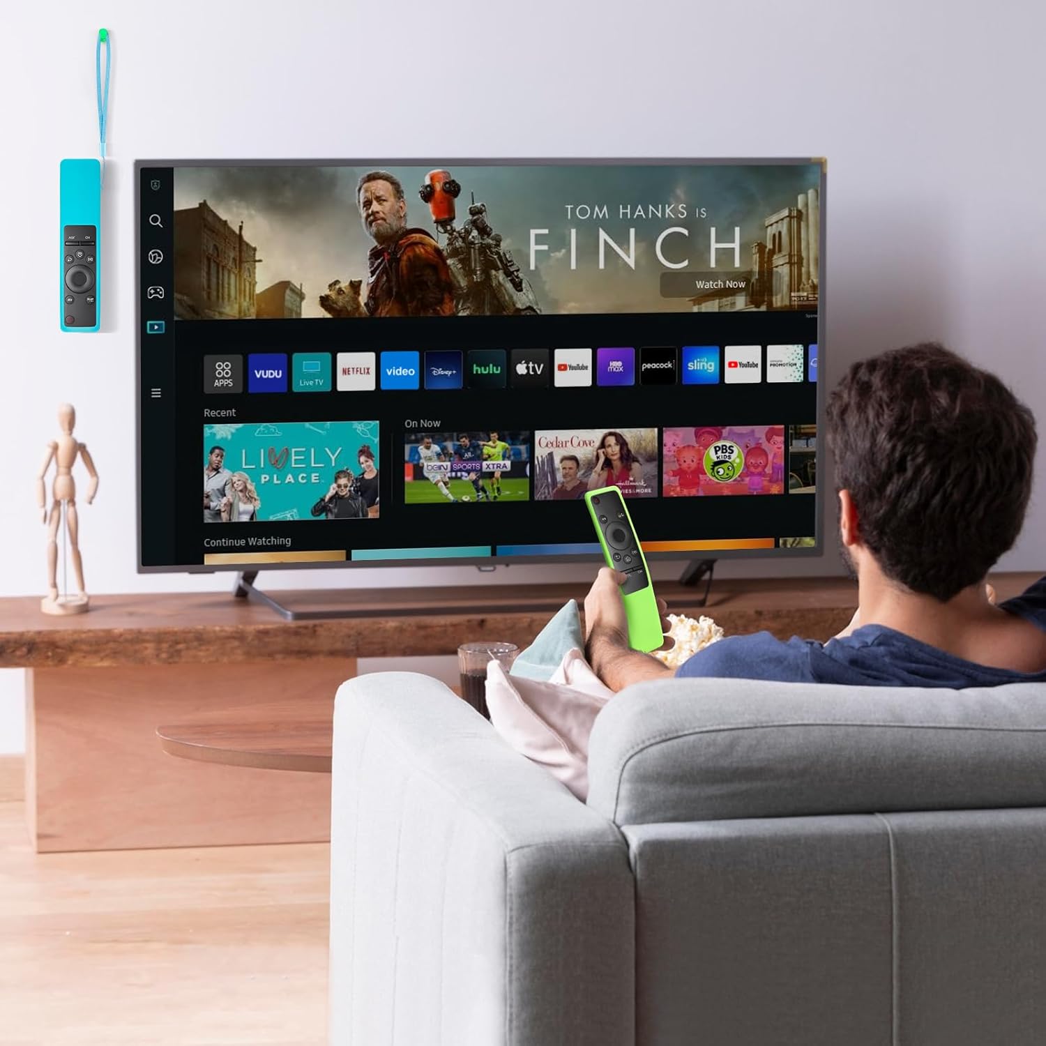 Reemplazo de control remoto universal para televisores Samsung, compatible con todos los televisores Samsung Smart Frame curvos QLED.
- imagen 6