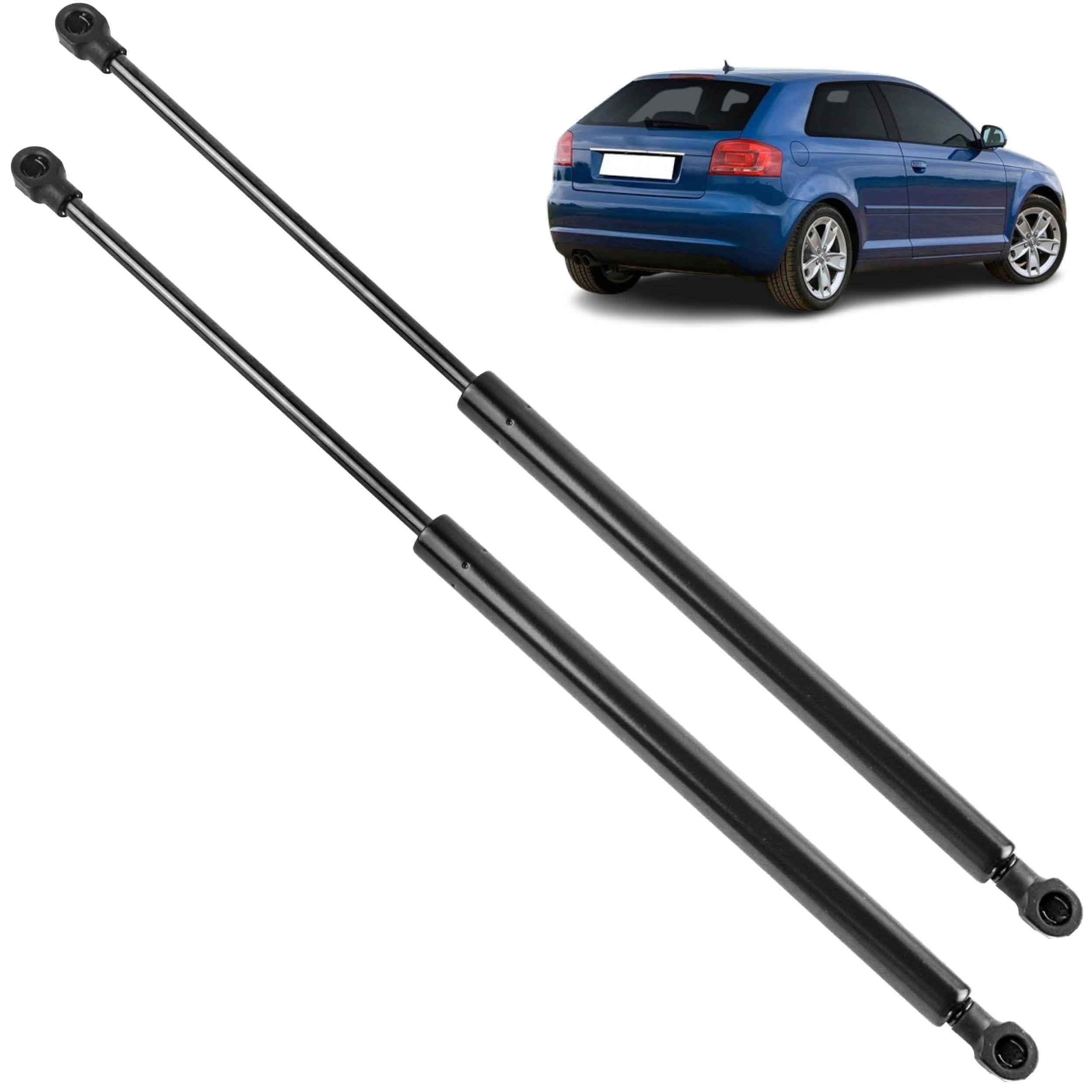 2 verins de coffre compatibles pour A3 (8P) (3 portes) (2003-2013) Vérins de hayon | 8P3827552A, 8P3827552C