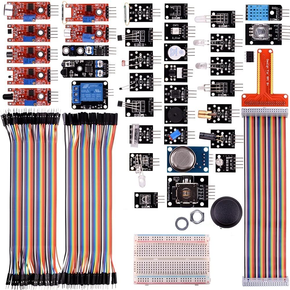 Electrobot 38 modules Sensor Kit for Raspberry Pi RPi 3 2 Model B B+ A A+, 44 components kits K47 (B078RJPHTD) Amazon Price History, Amazon Price Tracker