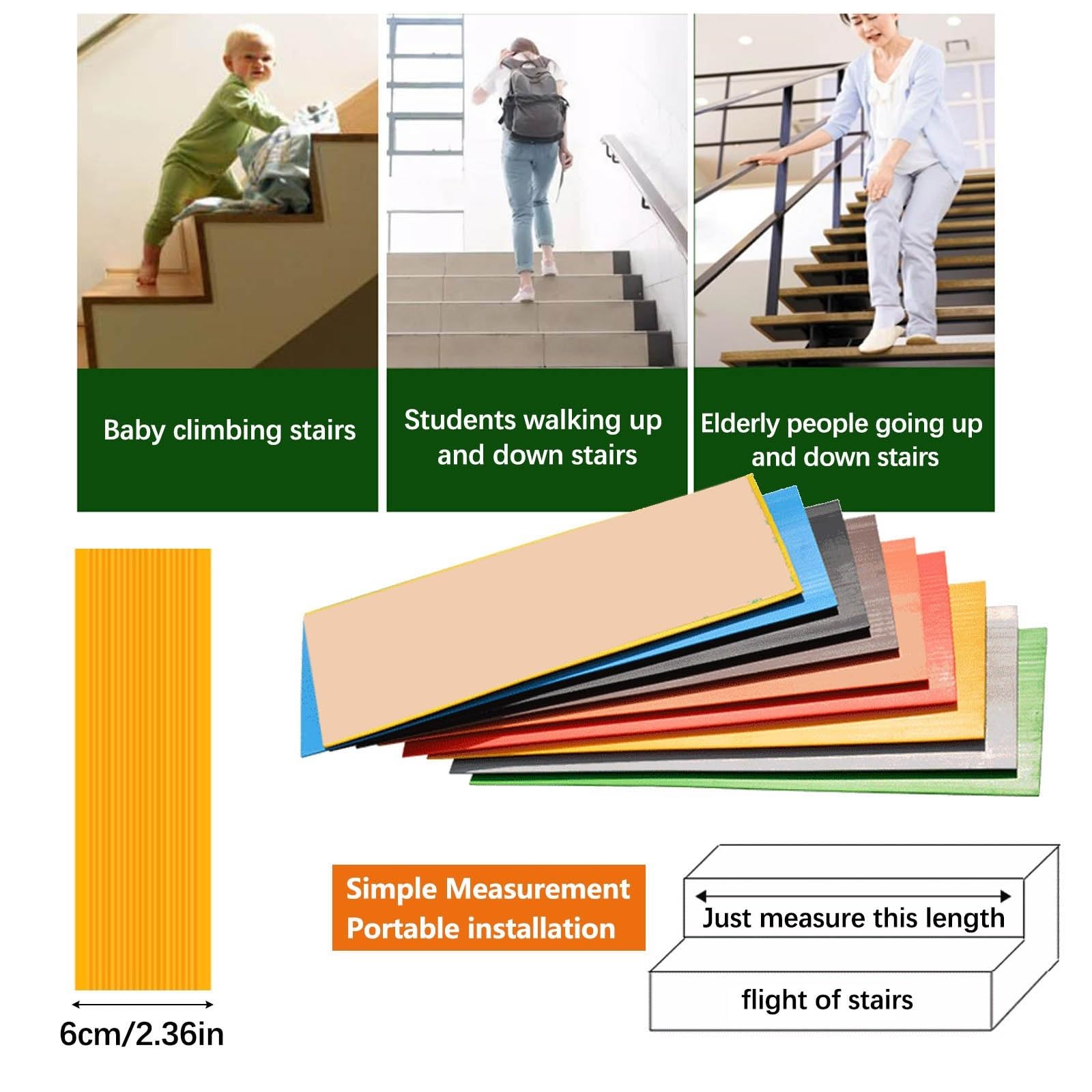 Tira De Borde De Vinilo Autoadhesivo Antideslizante De 1 M Para Escalera, Borde De Escalera De Goma De PVC, Perfil De Borde De Escalera, Esquina De Goma Antideslizante For Escalera(Blue,10m/394in)