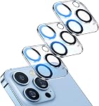 [3 Pack] Camera Lens Protector for iPhone 17 Air,9H Tempered Glass,Anti-Scratch,Case Friendly,Night Circle,No-Bubble HD Clarity,Full Cover
