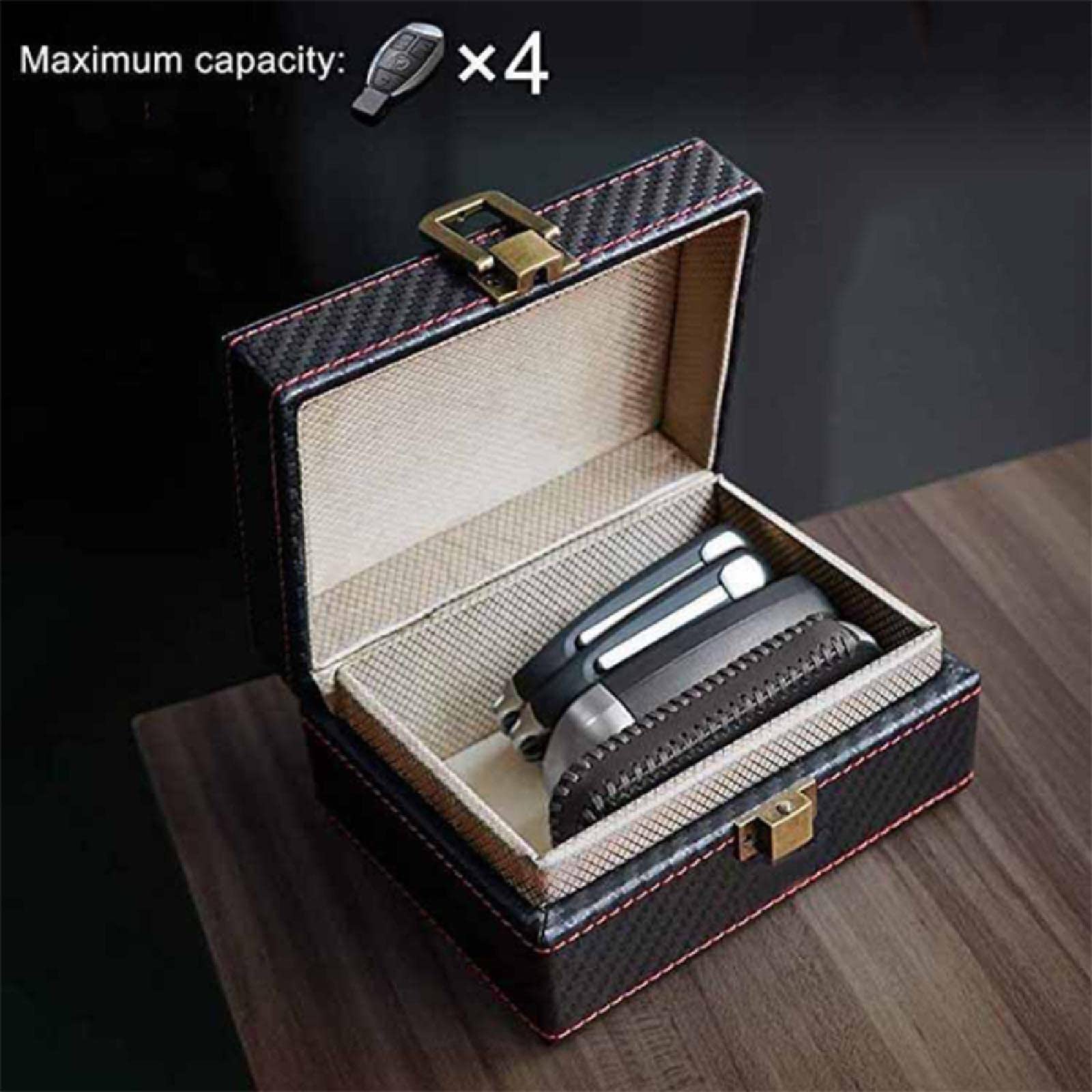 Faraday Caja para llaves de coche,caja de bloqueo de señales de llave de coche y bolsa para llaves sin llave,tarjetas de teléfonos móviles,bloqueador RFID,protector de señal de caja de almacenamiento