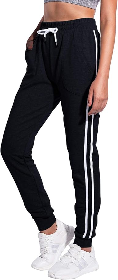 Amazon.com: PULI - Pantalones deportivos para mujer, ligeros, tipo jogger,  con bolsillos : Ropa, Zapatos y Joyería