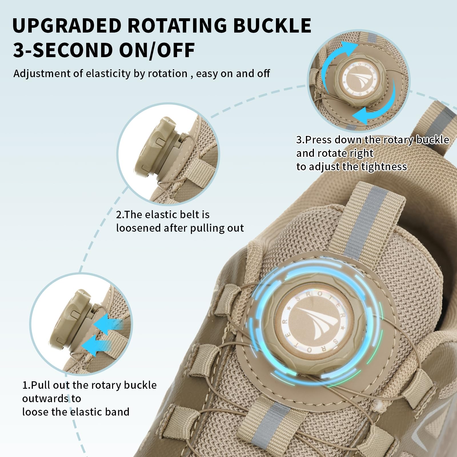 BAXIWUY Scarpe Antinfortunistiche Uomo Scarpe da Lavoro Donna Leggere Traspiranti Sneakers Alte Antiscivolo Comode Scarpe Sicurezza Regolazione Rapida dei Lacci