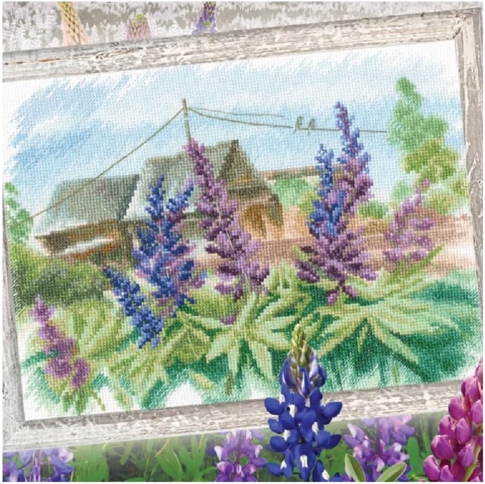 RTO Cross Stitch Embroidery Kits for Adults Landscape - in The Countryside 27x20.5cm/10.6x8.1 14CT
