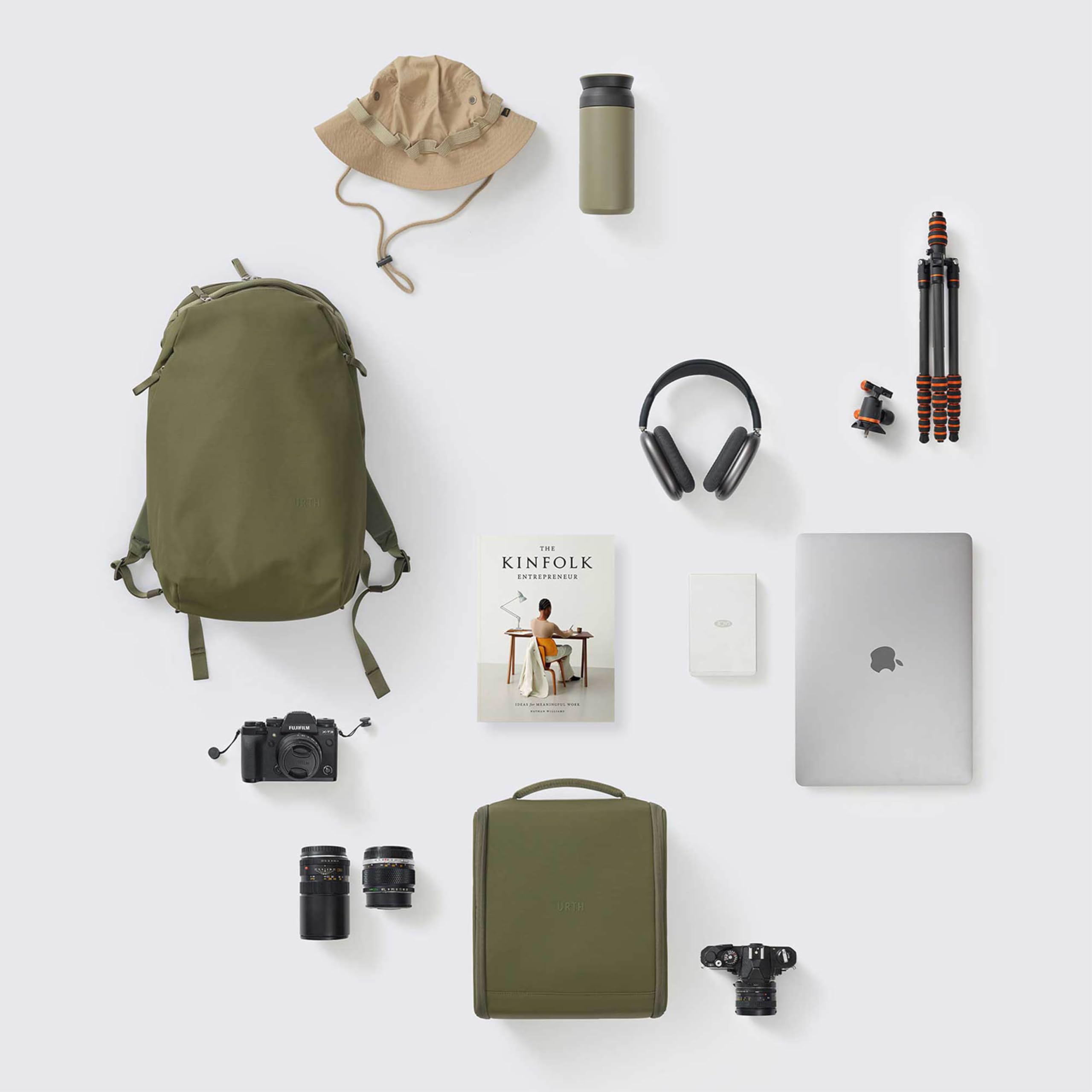 Urth Norite Mochila Modular de 24L para Cámara y Laptop de Viaje - Resistente al Agua, Antirrobo, Bolsa Reciclada para DSLR, Laptop de 13-16 Pulgadas