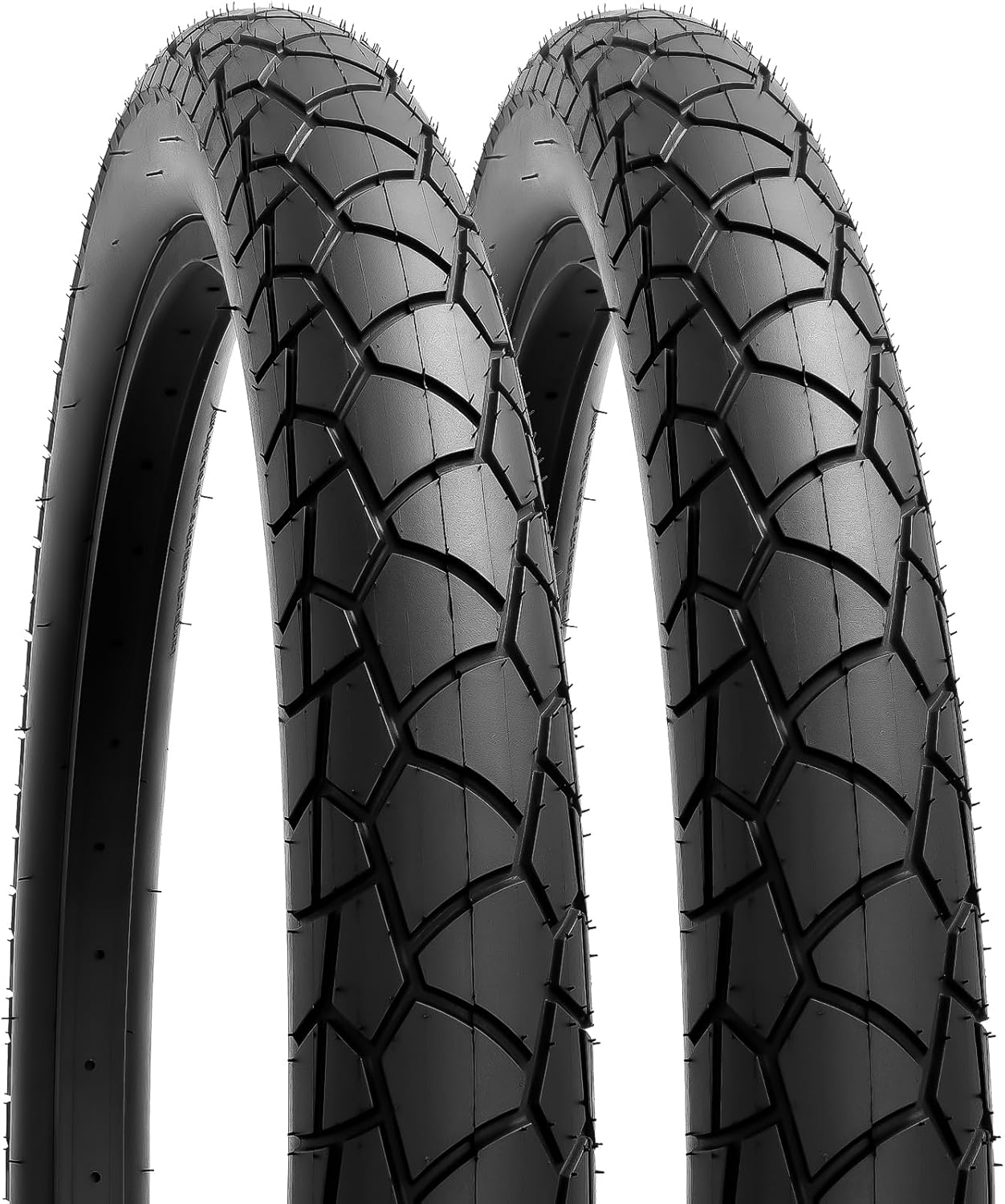 YUNSCM 26" E-Bike Fat Tire 26x3.0/76-559 Compatible with Electric Bike 26x3.0 All-Terrain Directional Tread Bicycle Tire (Y-1411)