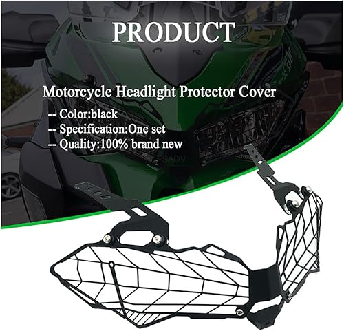 Miniatura 3 de YNTIME for Kawasaki VERSYS 1000 VERSYS1000 KLE1000 2021 2022 Motorcycle Headlight Protector Guard Headlamp Grille Protection Cover