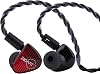 Linsoul ZiiGaat x Vivir Digital: Rumba IEM con Driver de Grafeno de 10mm | Auriculares HiFi con Cable con Potentes Bajos, Cable Desmontable de 2 Pines para Audiófilos, Gaming, Música y Escenario, sin Micrófono 1