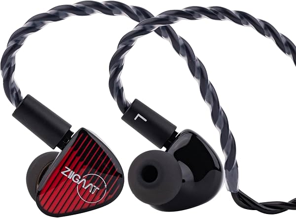 Linsoul ZiiGaat x Vivir Digital: Rumba IEM con Driver de Grafeno de 10mm | Auriculares HiFi con Cable con Potentes Bajos, Cable Desmontable de 2 Pines para Audiófilos, Gaming, Música y Escenario, sin Micrófono