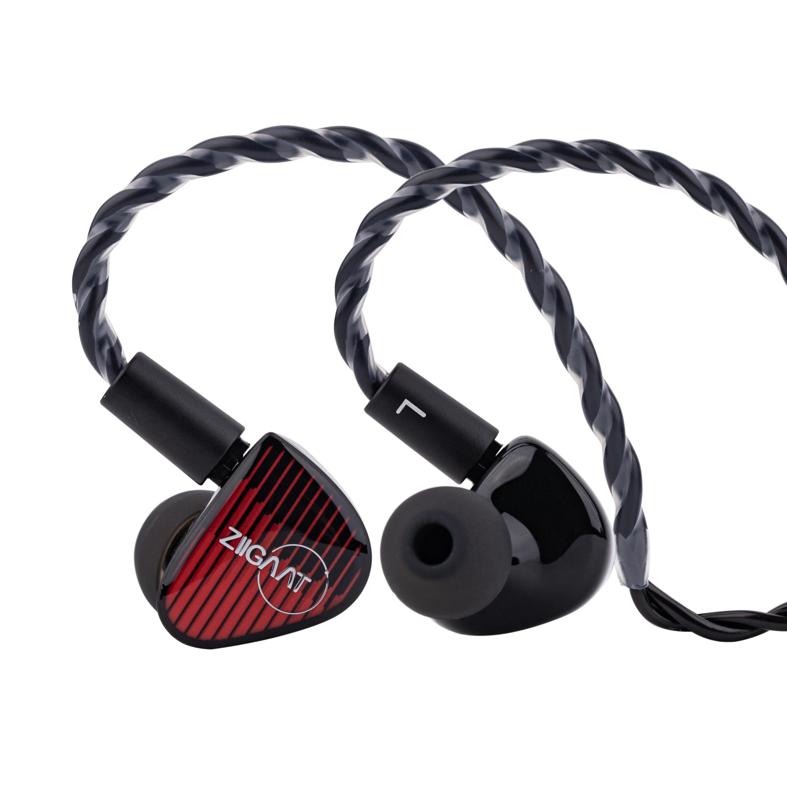 Linsoul ZiiGaat x Vivir Digital Rumba – IEM Driver Grafeno 10mm, Auriculares HiFi con Subgraves, Cable Extraíble 2 Pines para Audiófilos, Gaming y Música (3,5mm Sin Mic)