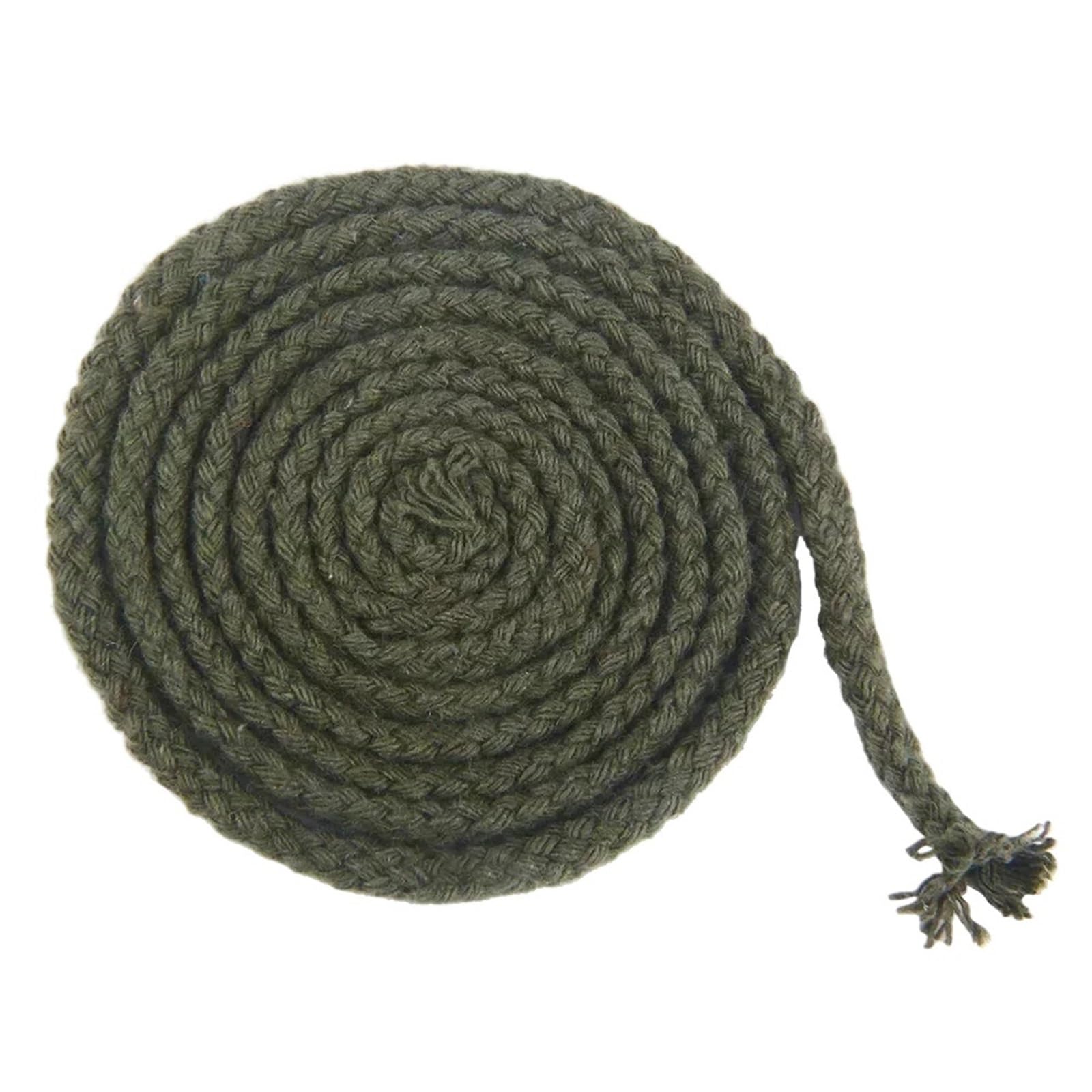 Cotton Macrame Cord 20M 5/7mm Twisted Cotton Cords Braided String Ropes Bag Strap Rope Clothes Home Textile Macrame Thread Cord Sewing Accessories(DarkGreen2,7mm)