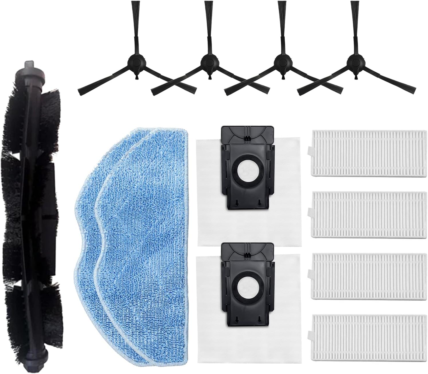 Main Brush Side Brushes Replacement Bag Sweeping Robot Repairing Accessories For Effective Removal
