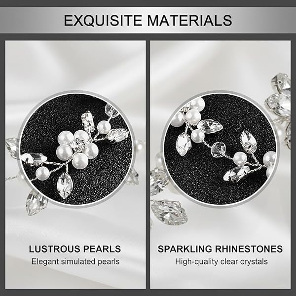 KAHZOR 1 pezzo Accessorio per capelli, coroncina comunione bambina, prima comunione bambina, coroncina prima comunione, comunione e battesimo, corona di fiori, decorazione per bambine - 3