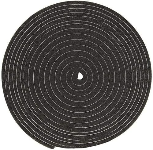 Miniatura 7 de Dualplex - Rollo de tira de espuma de neopreno, 3 pulgadas de ancho x 10 pies de largo, 14 pulgadas de grosor, sellado contra la intemperie, pelado