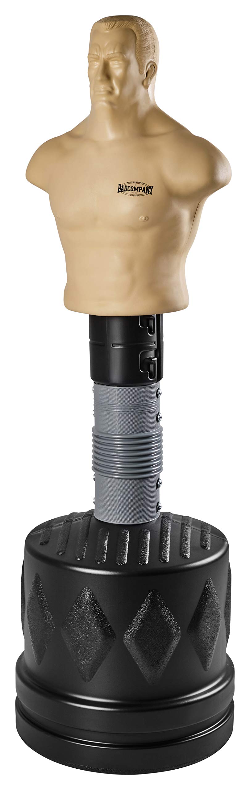 Bad Company Bob der Box-Dummy I - Torso para saco de boxeo (altura regulable), Natural.