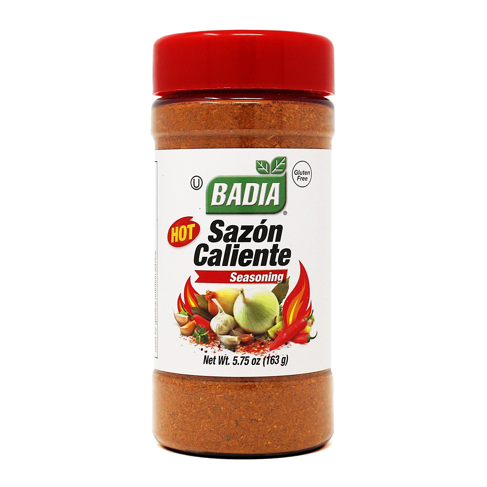 Badia Sazon Caliente 5.75 oz – Latin Inspired Spicy All Purpose Seasoning – Gluten Free