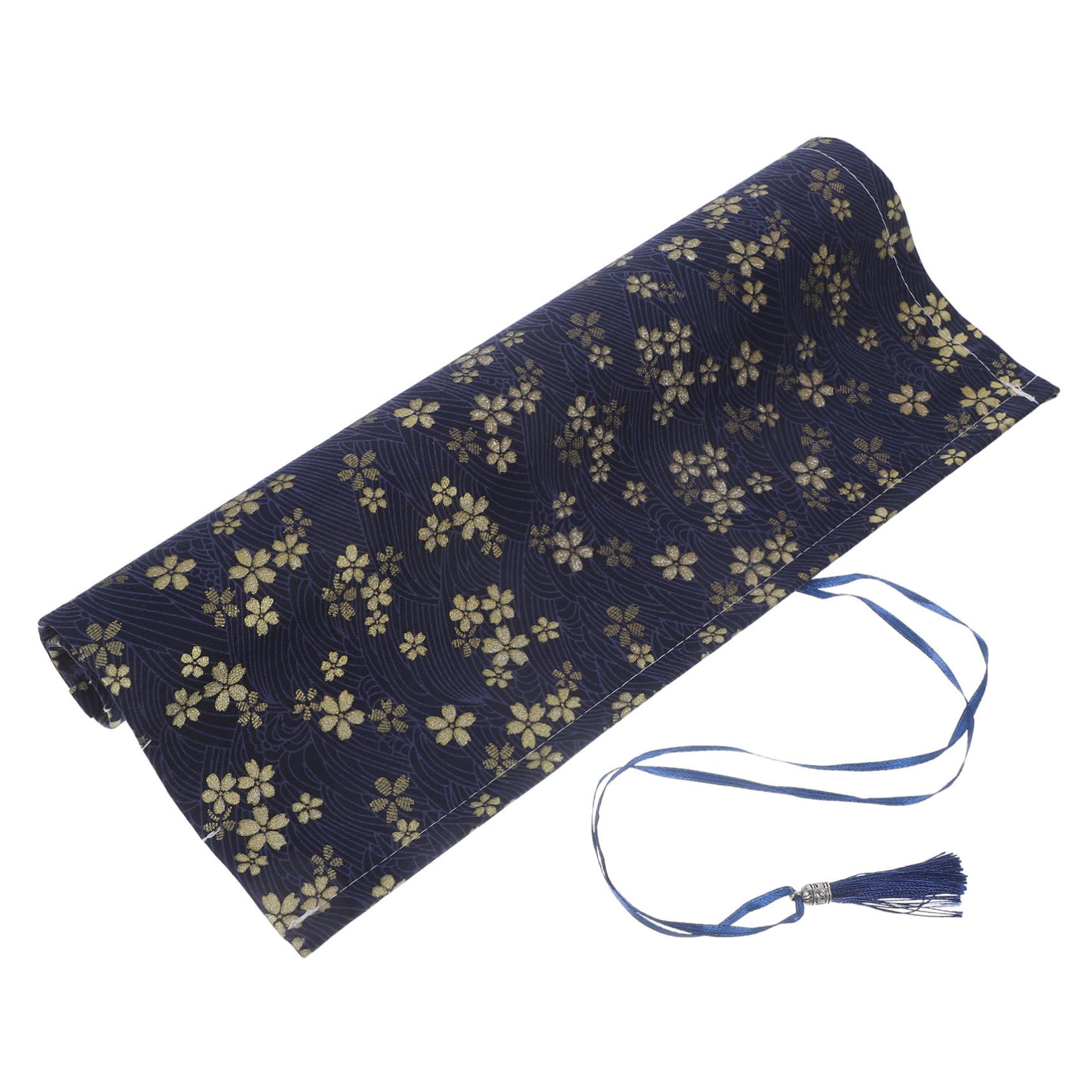 3piezas Bolsa Enrollable para Lápices y Pinceles De Caligrafía Estuche De Almacenamiento Portátil para Artistas Organizador De Materiales De Dibujo Diseño Floral