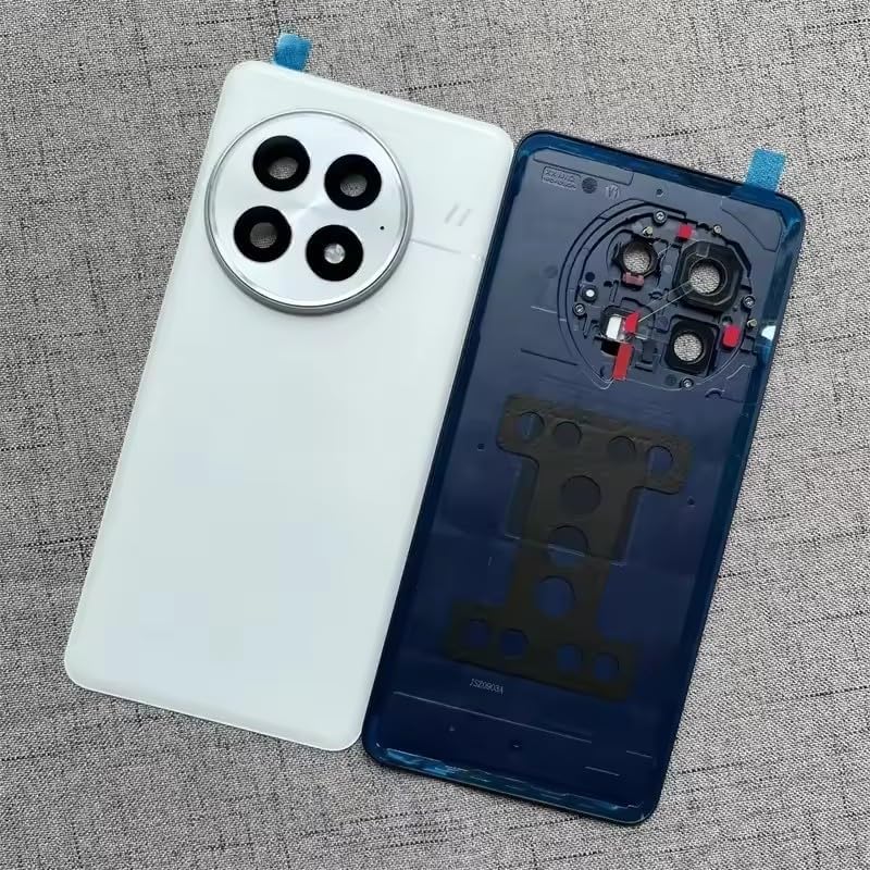 SHOWGOOD New for Oneplus 13 Back Glass Cover Back Replacement Hard Battery Case, Rear Housing Cover with Camera Lens (White)
