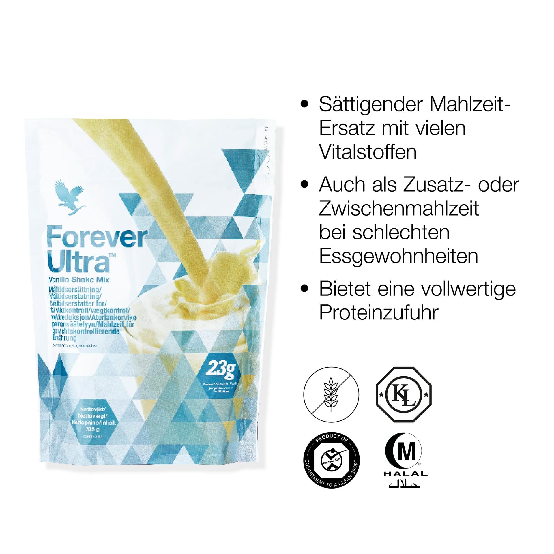 Forever C9 Vanilla - 9-Tage Körperreinigungsprogramm, gesundes Abnehmen, mit Vanille-Geschmack, wichtigen Vitaminen und Spurenelementen (1 Paket für 9 Tage)