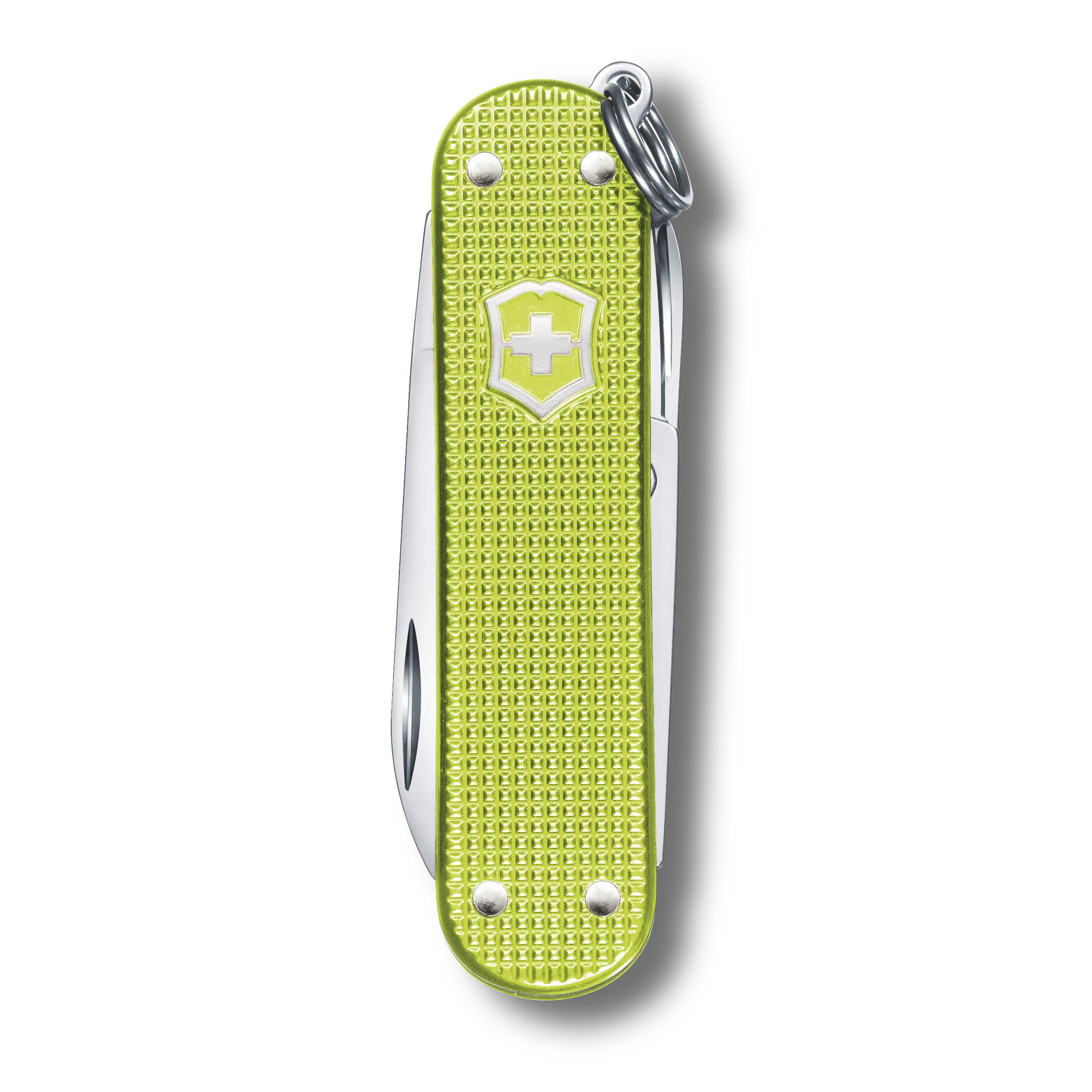 Victorinox Classic SD Alox, Navaja Multiuso Suiza, Cuchillo bolsillo, Regalo, 5 Funciones, Hoja pequeña, Lima de uñas