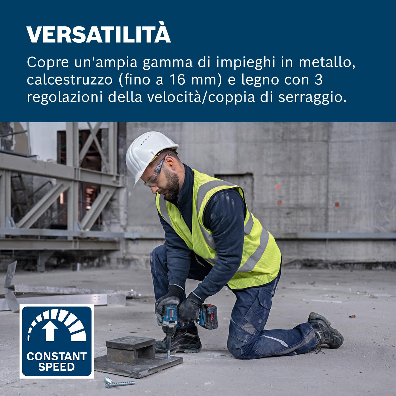 Bosch Professional 18V System Miscelatore a batteria GRW 18V-120 (incl. 1 prolunga da 13 cm (M14-M14) 2 chiavi (22/24), senza batteria/caricabatteria)