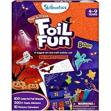 Skillmatics Foil Fun Halloween Craft, Foil Art Activity, Gift for Kids 