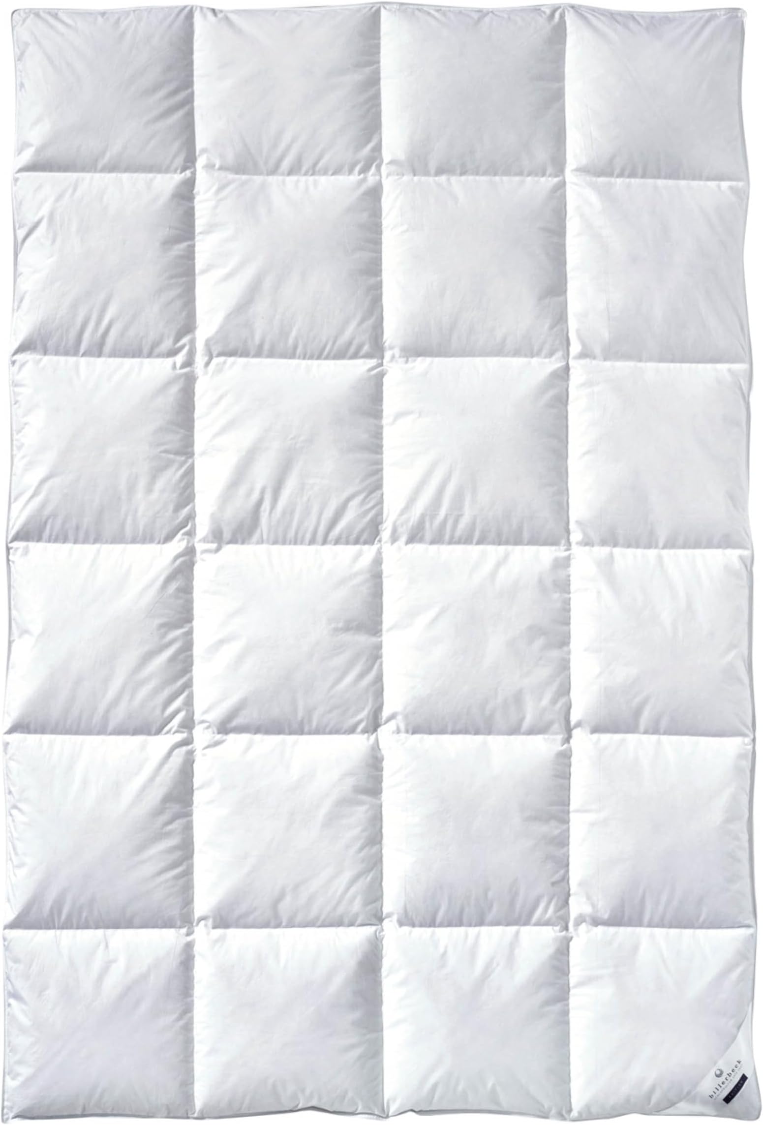 Billerbeck Down Duvet Gabriela 90 Wide Range of Sizes and Shapes, Cotton, White, 200 x 200 cm