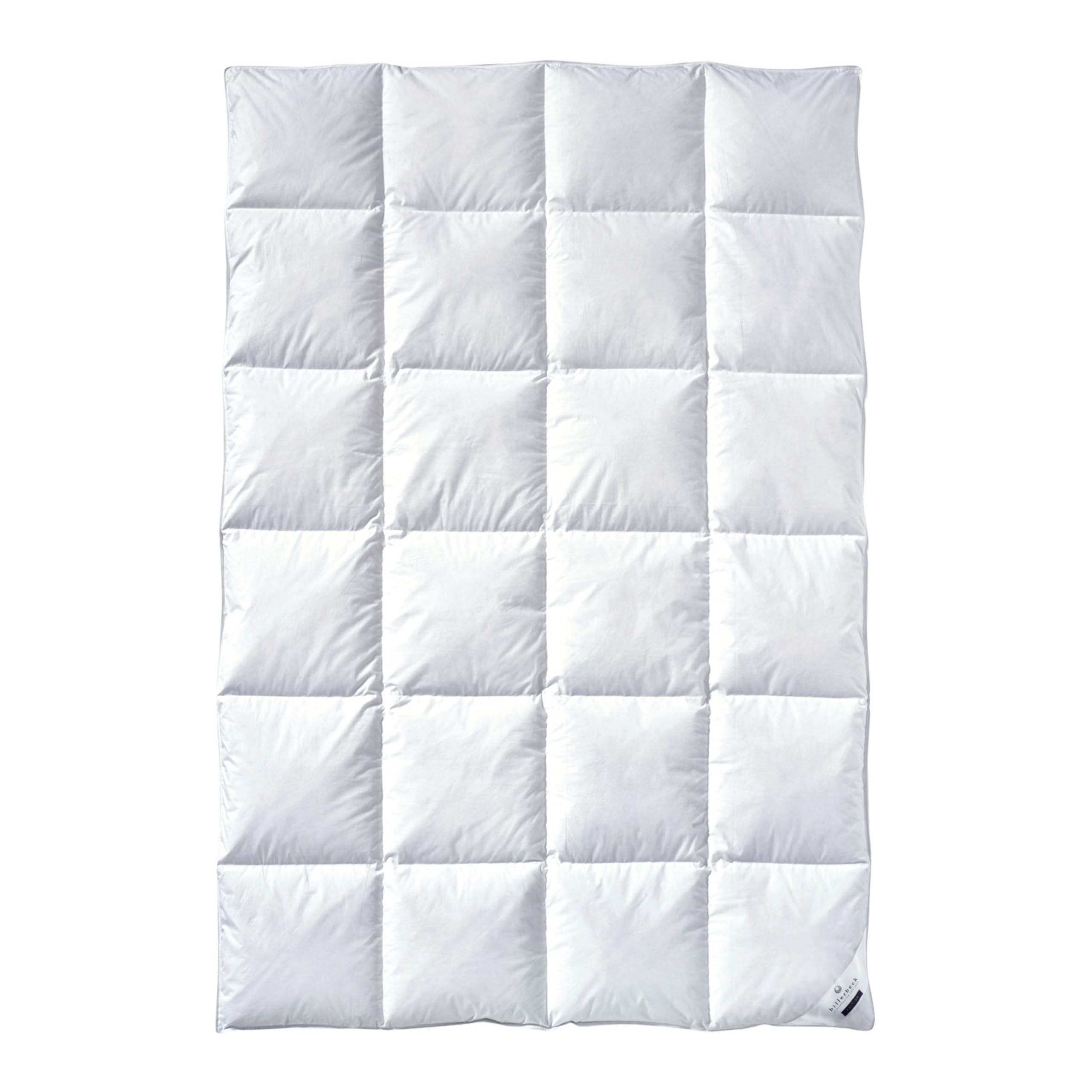 Billerbeck Down Duvet Gabriela 90 Wide Range of Sizes and Shapes, Cotton, White, 200 x 200 cm