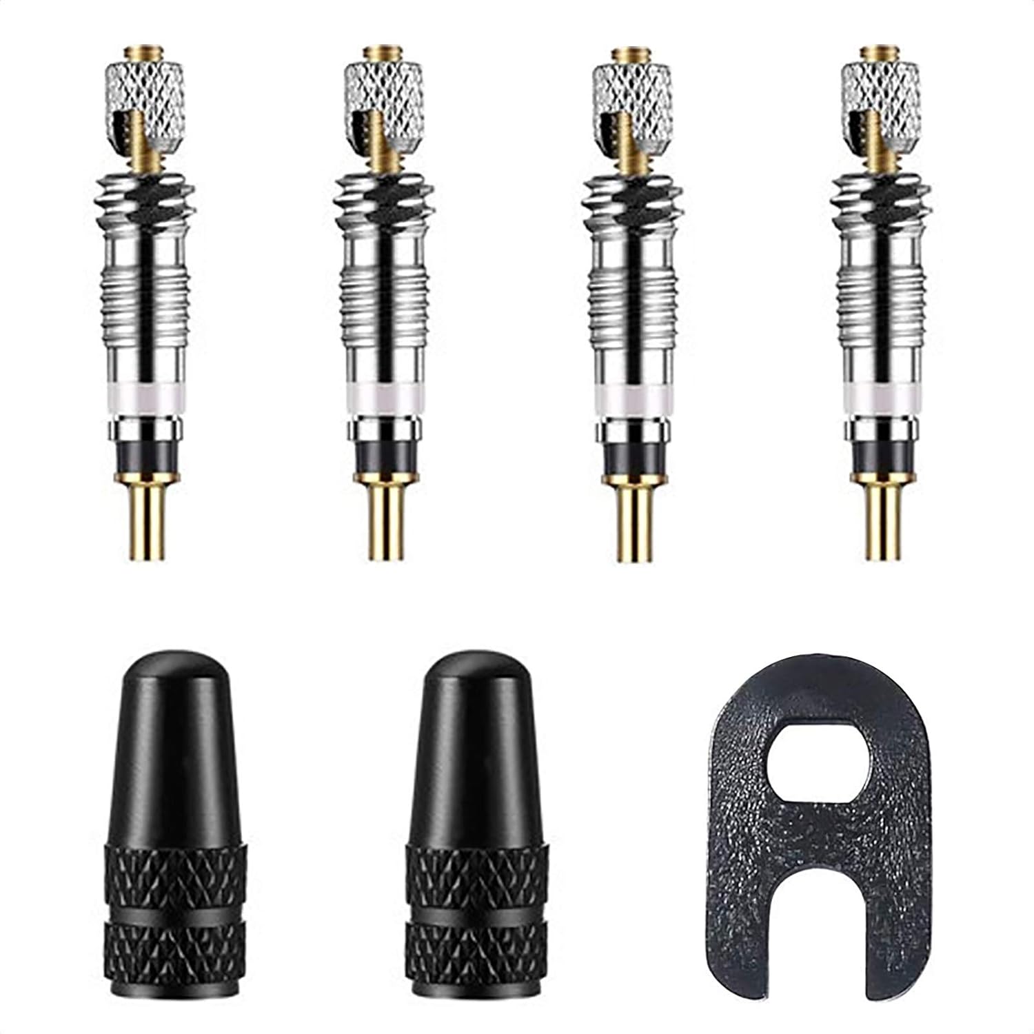 VANICE Presta Valve Core with Valve Core Remover Tool