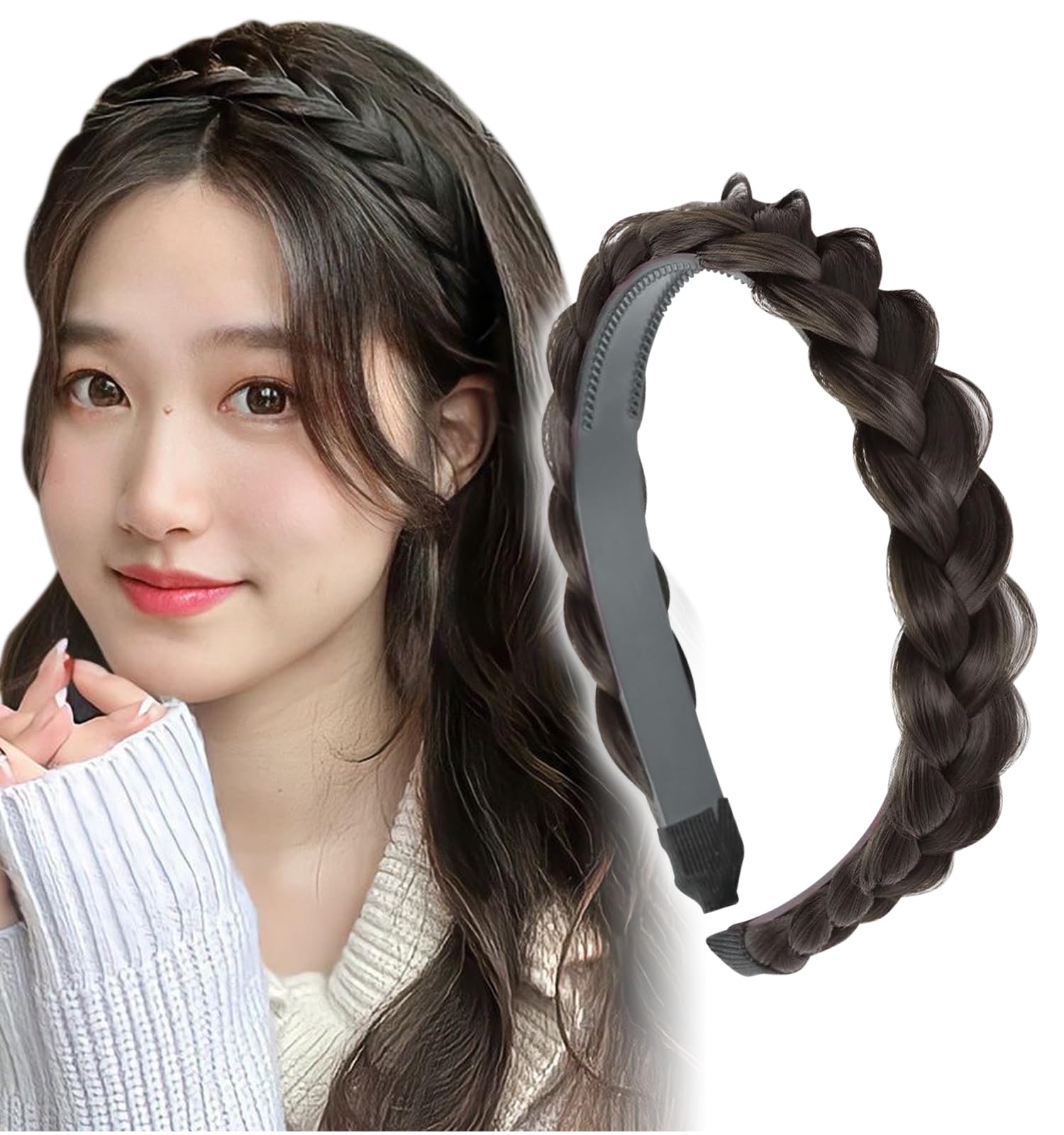 Borsalino ヘア カチューシャ 変形型 カチューシャ ヘアバンド クロス フラワー チェック バンダナ ターバン