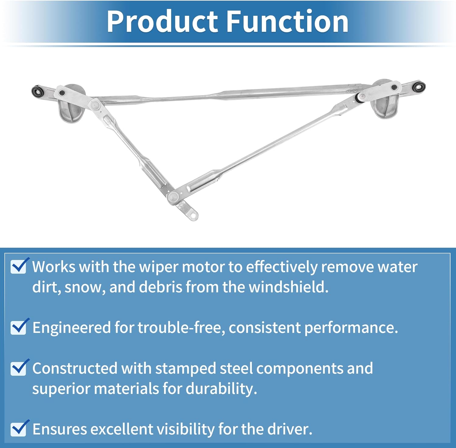 Front Windshield Wiper Linkage for Hummer H3 2006-2010 Windshield Wiper Linkage Assembly No.10389559/602276